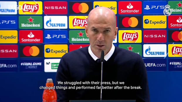 Zinedine Zidane: 'We struggled, but it’s a fair result'